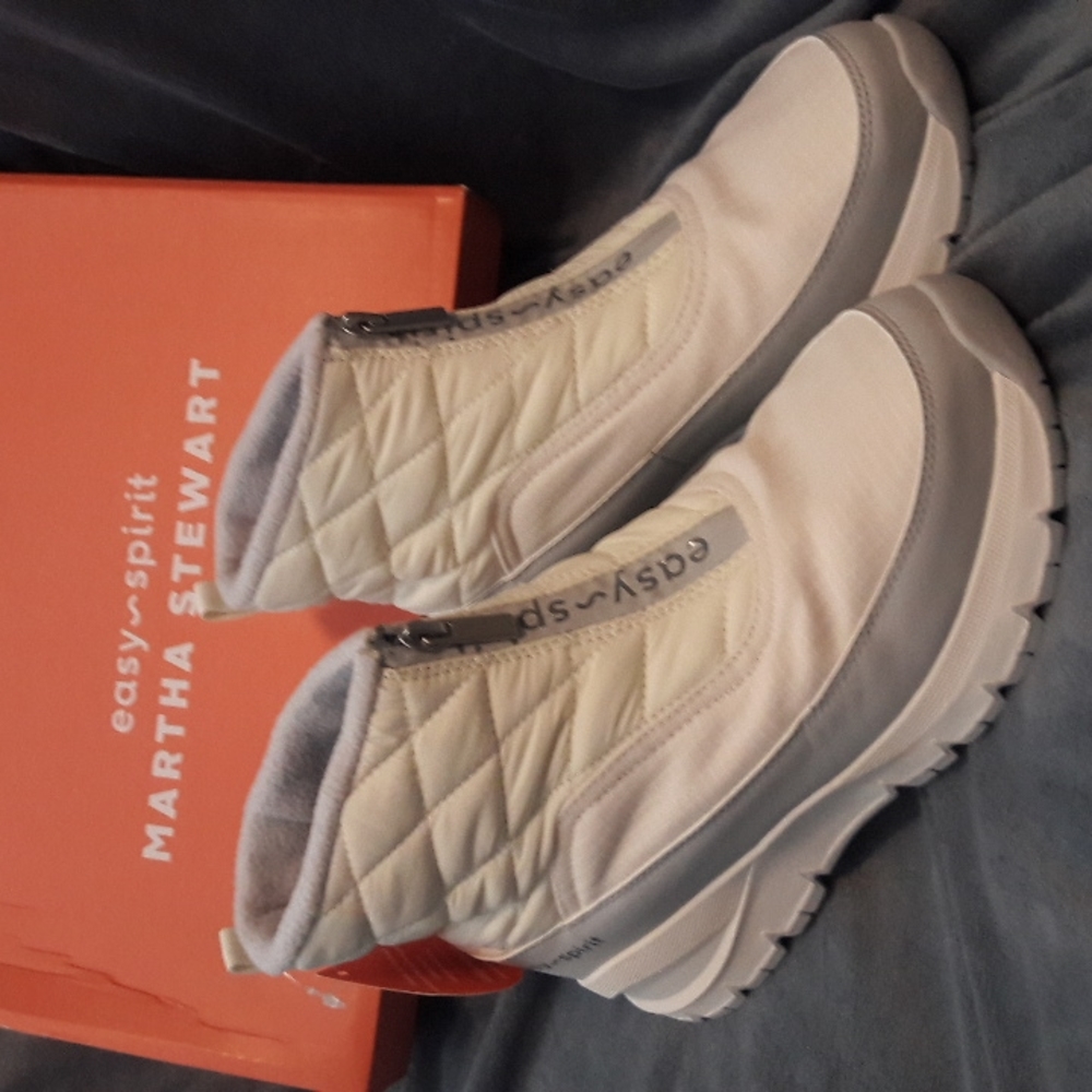 Easy Spirit Martha Stewart Wistar2 white boot 8